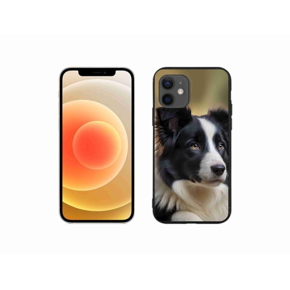 mmCase gél tok az iPhone 12 Mini-hez – border collie 2