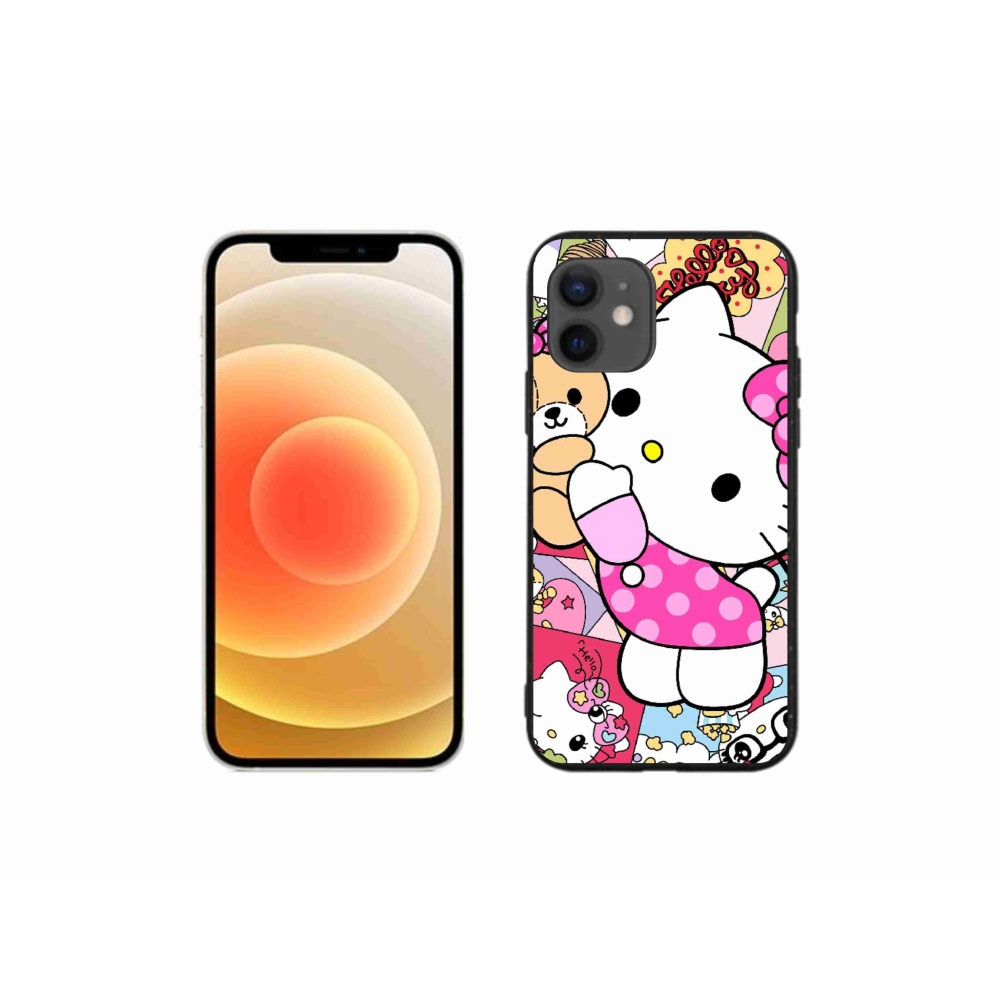 mmCase gél tok az iPhone 12 Mini-hez – aranyos cica