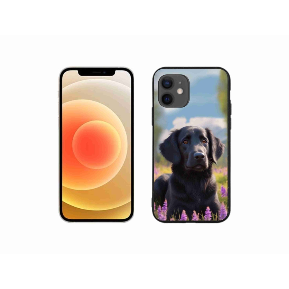 mmCase gél tok az iPhone 12 Mini-hez – elegáns fekete retriever