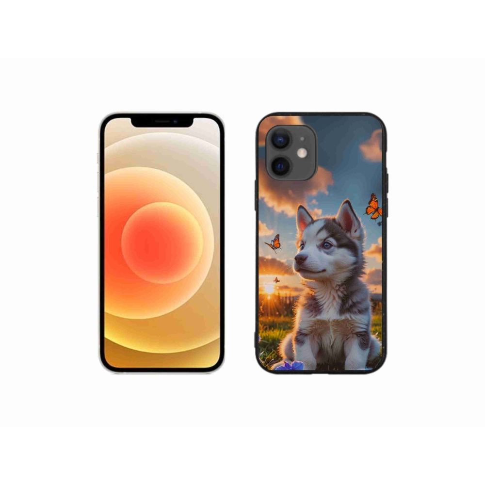 mmCase gél tok az iPhone 12 Mini-hez – husky naplementekor