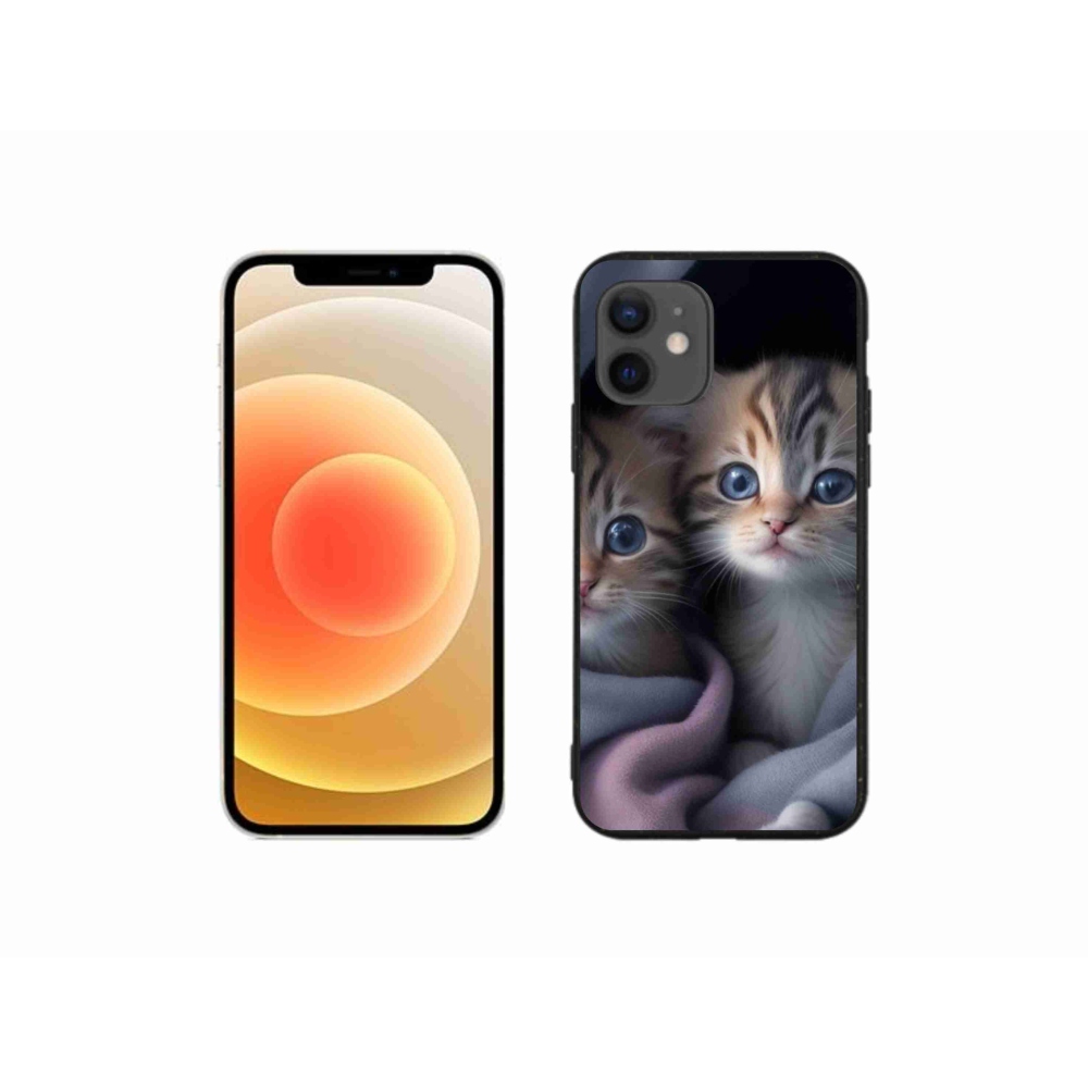 Zselés borítás mmCase iPhone 12 Mini készülékhez - cat duo 2