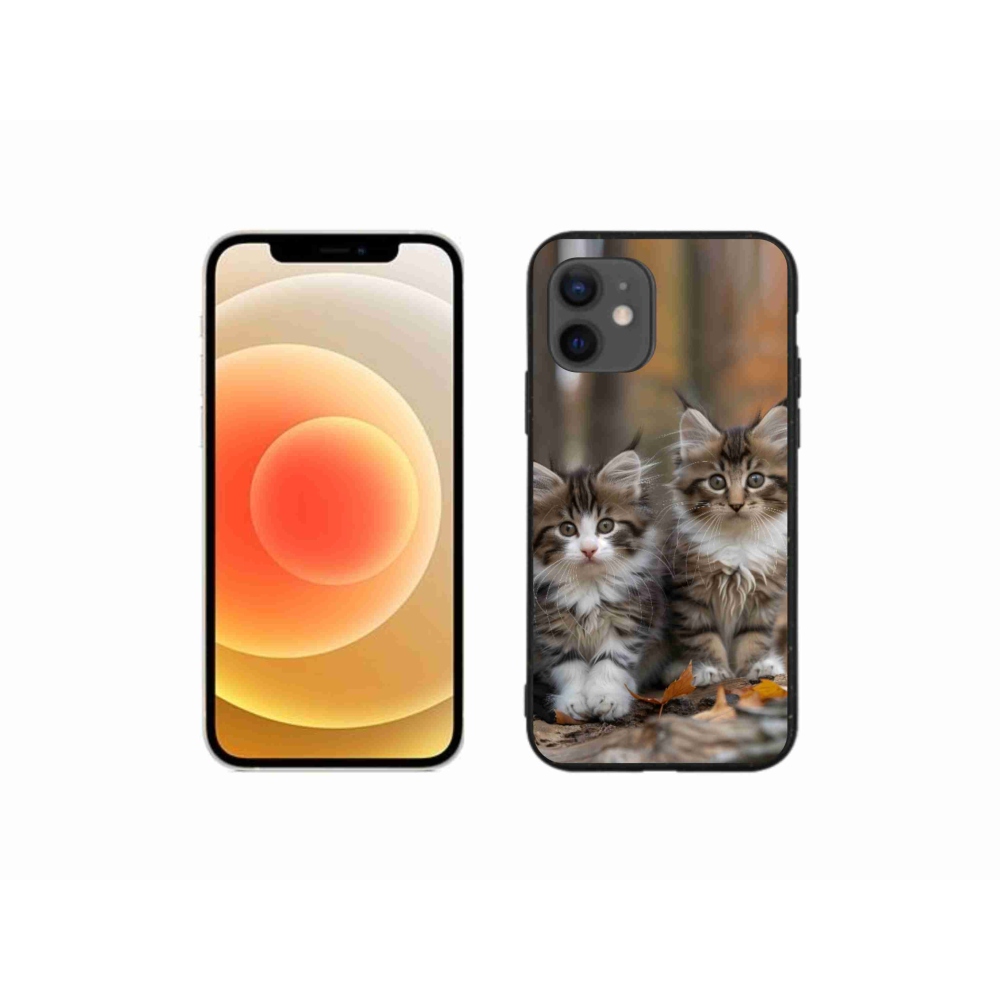 mmCase gél tok az iPhone 12 Mini-hez – macska duó 3