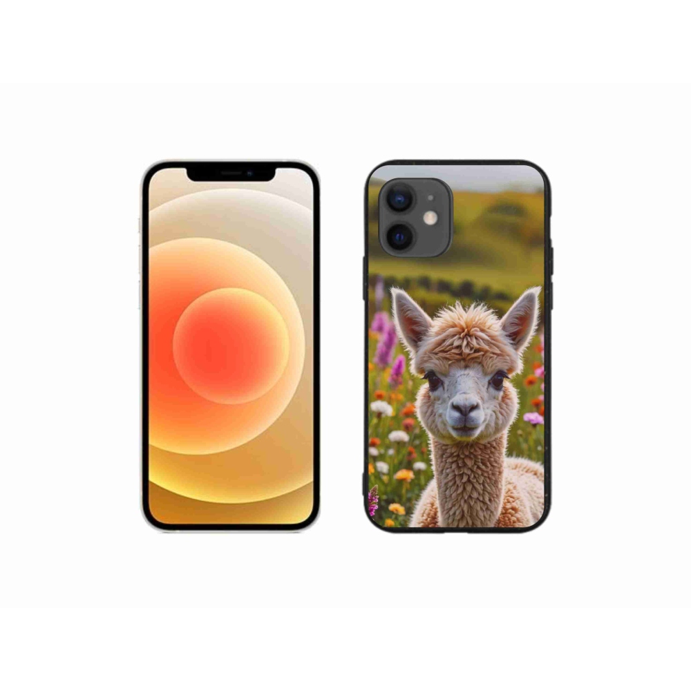 mmCase gél tok az iPhone 12 Mini-hez – láma a réten