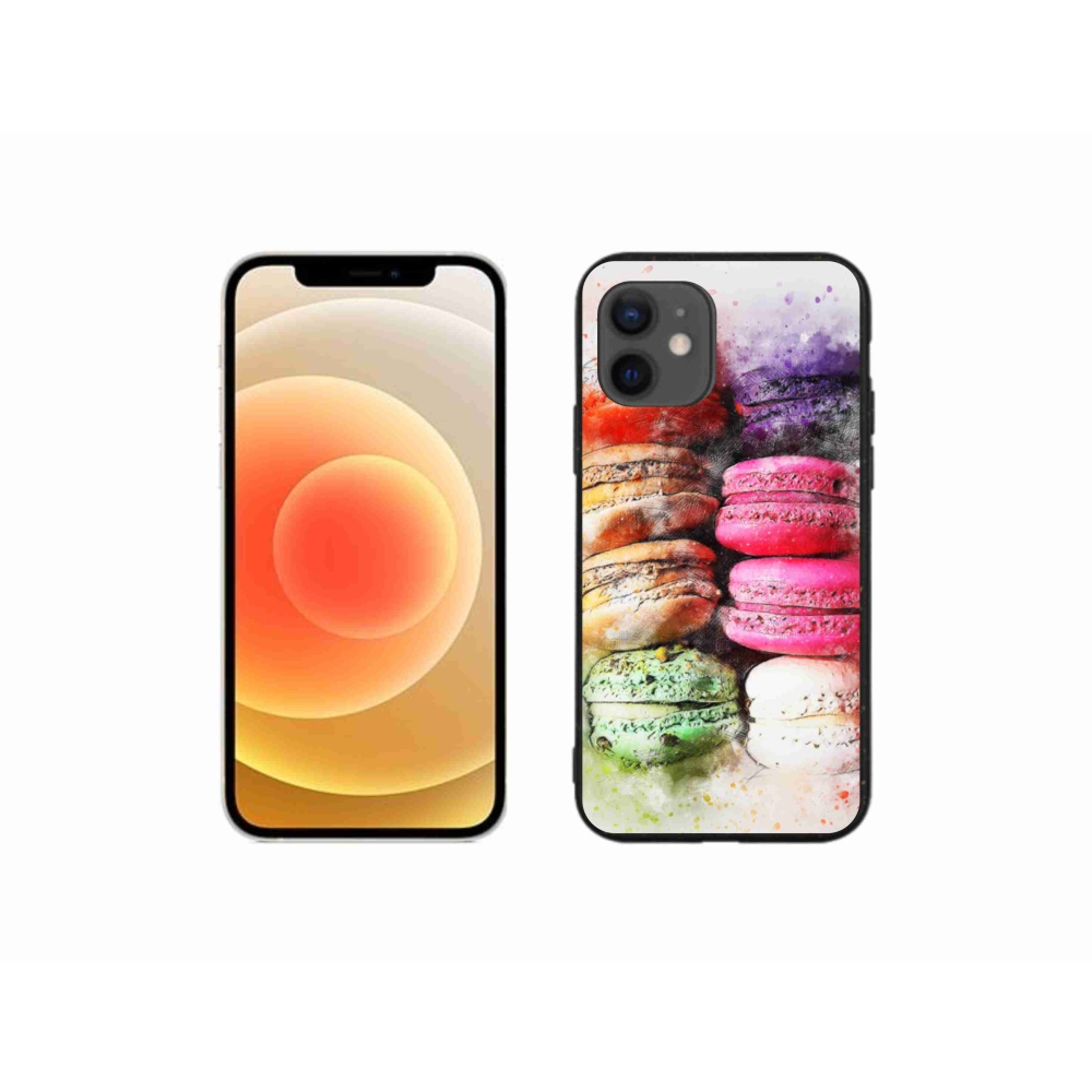 Zselés borítás mmCase iPhone 12 Mini készülékhez - makarónik