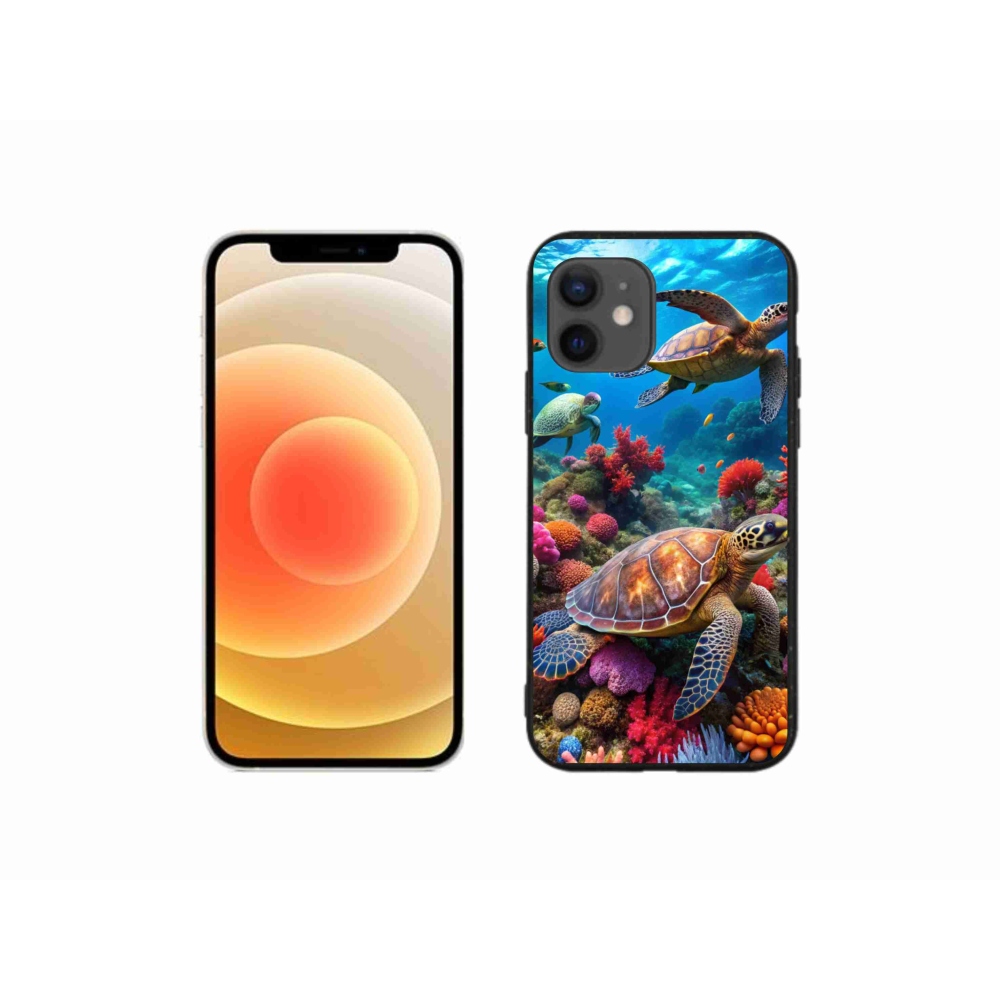 Zselés borítás mmCase iPhone 12 Mini készülékhez - Sea World 2