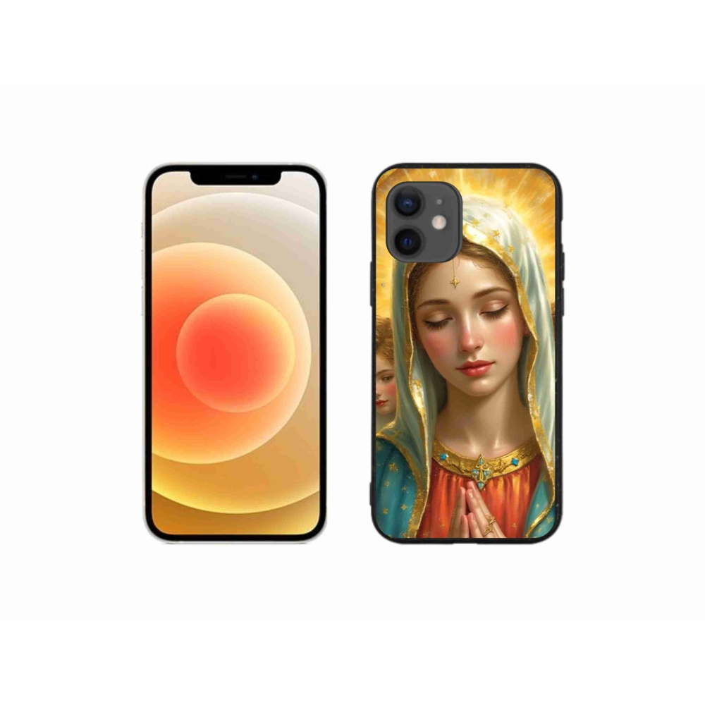 Gél borítás mmCase iPhone 12 Mini készülékhez - Vallási motívum 3