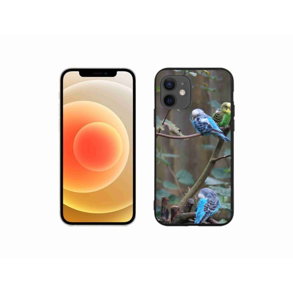 mmCase gél tok az iPhone 12 Mini-hez – papagájok egy ágon