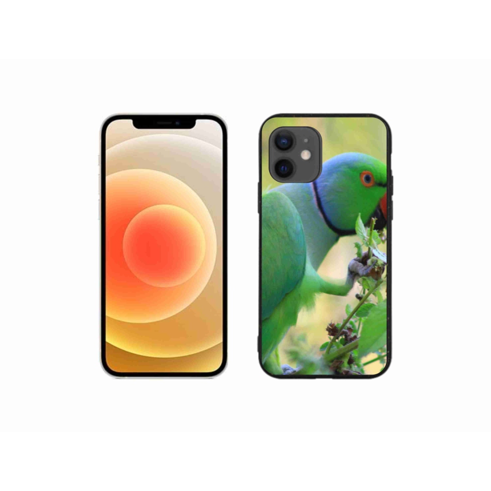 Zselés borítás mmCase iPhone 12 Mini készülékhez - papagáj alexandr