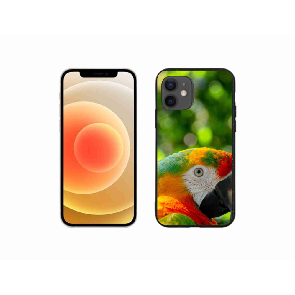 Zselés borítás mmCase iPhone 12 Mini készülékhez - papagáj ara 3