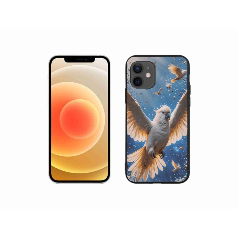 Zselés borítás mmCase iPhone 12 Mini készülékhez - papagáj kakadu