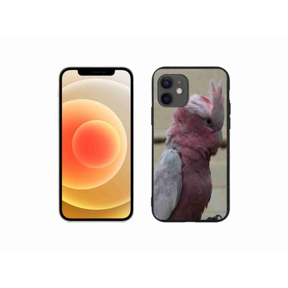 Zselés borítás mmCase iPhone 12 Mini készülékhez - papagáj kakadu rózsaszínű