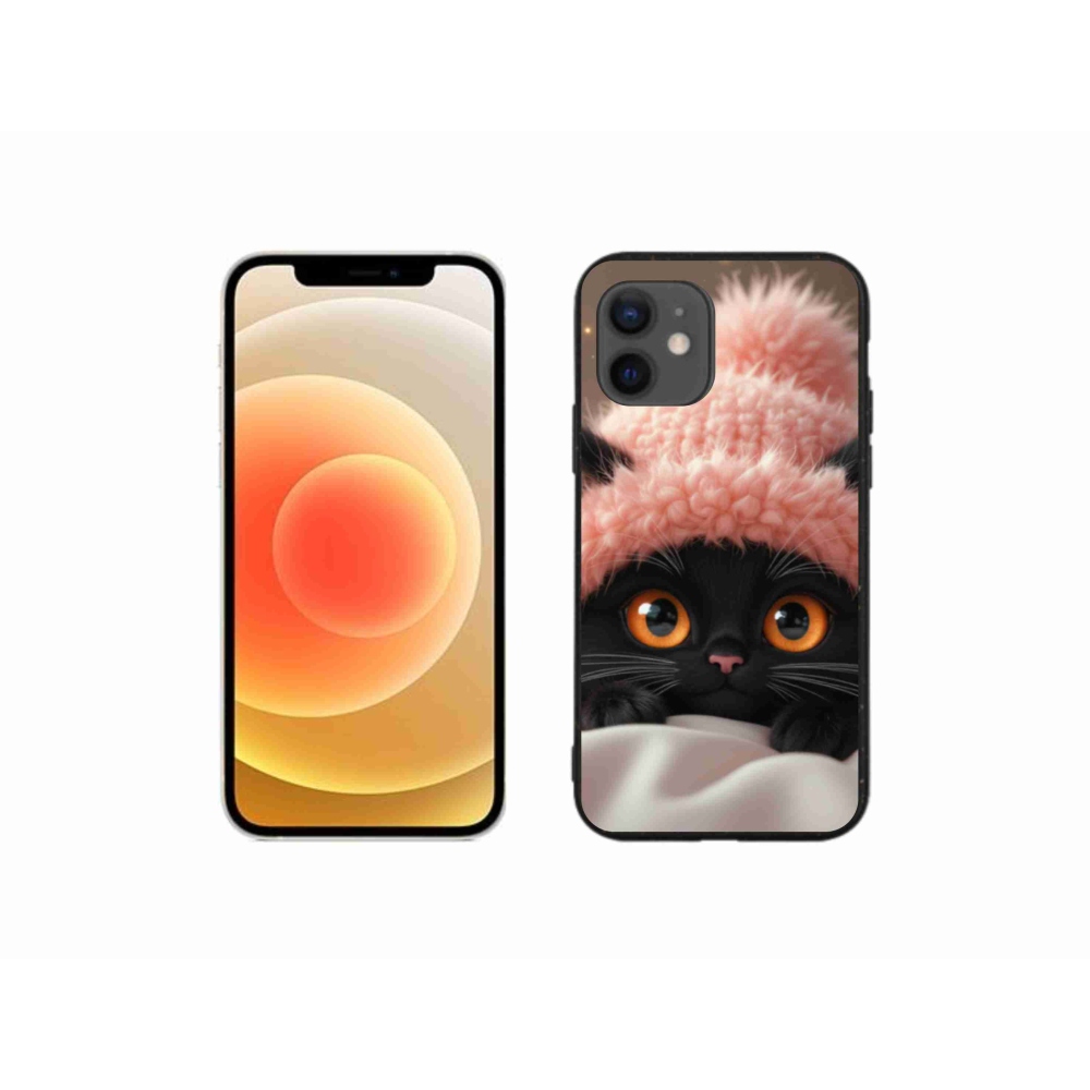 Gél borítás mmCase iPhone 12 Mini készülékhez - aranyos cica 7