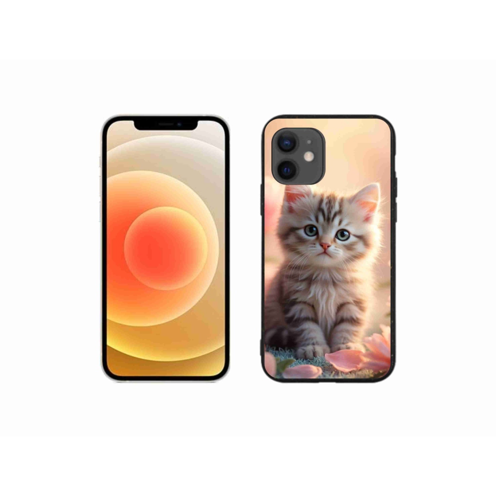Gél borítás mmCase iPhone 12 Mini készülékhez - aranyos cica 8
