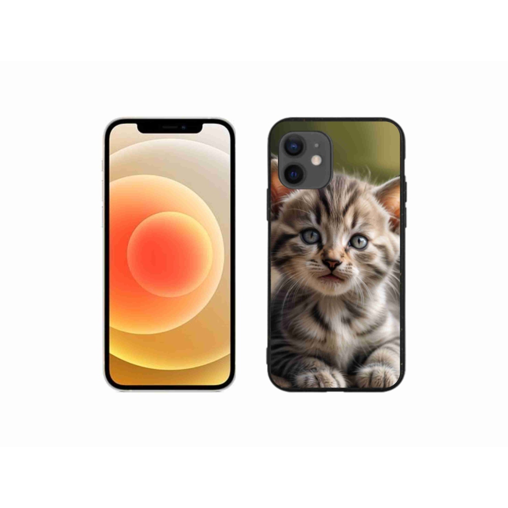 Gél borítás mmCase iPhone 12 Mini készülékhez - aranyos cica 9