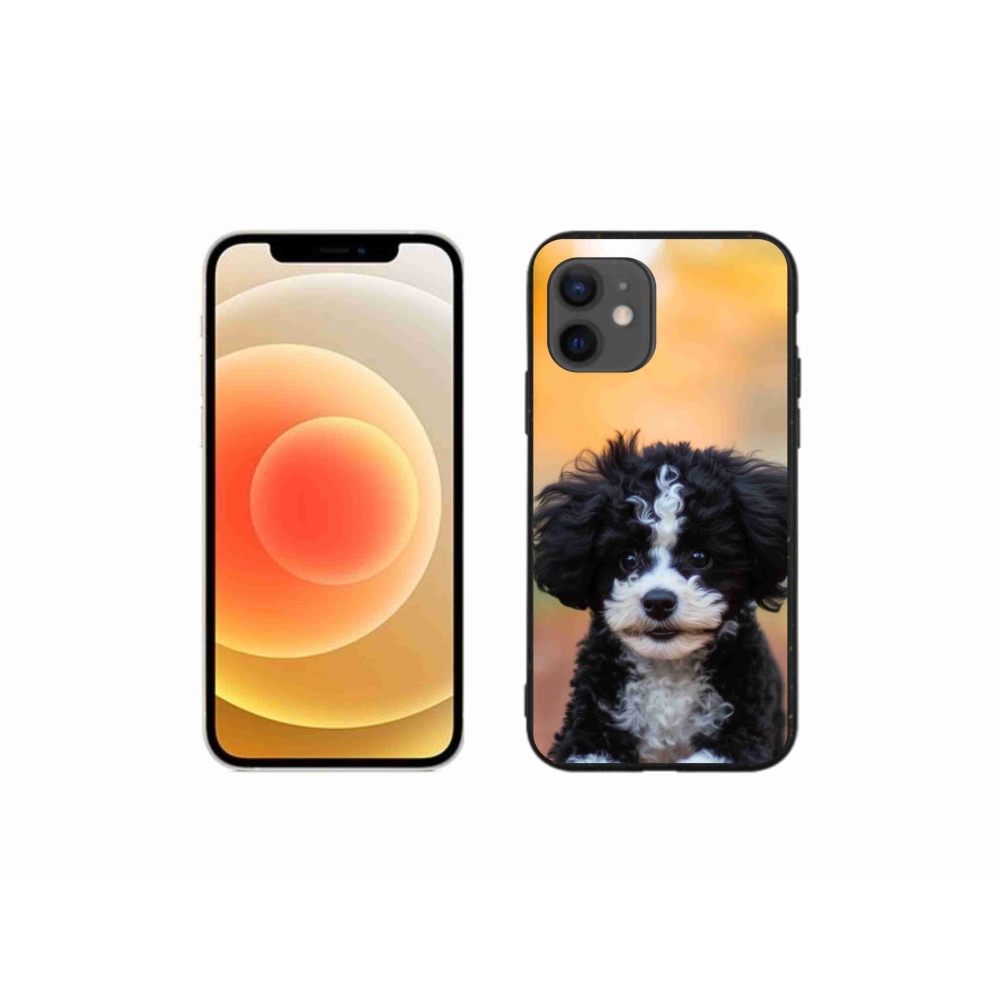 Gél borítás mmCase iPhone 12 Mini készülékhez - aranyos kiskutya 2