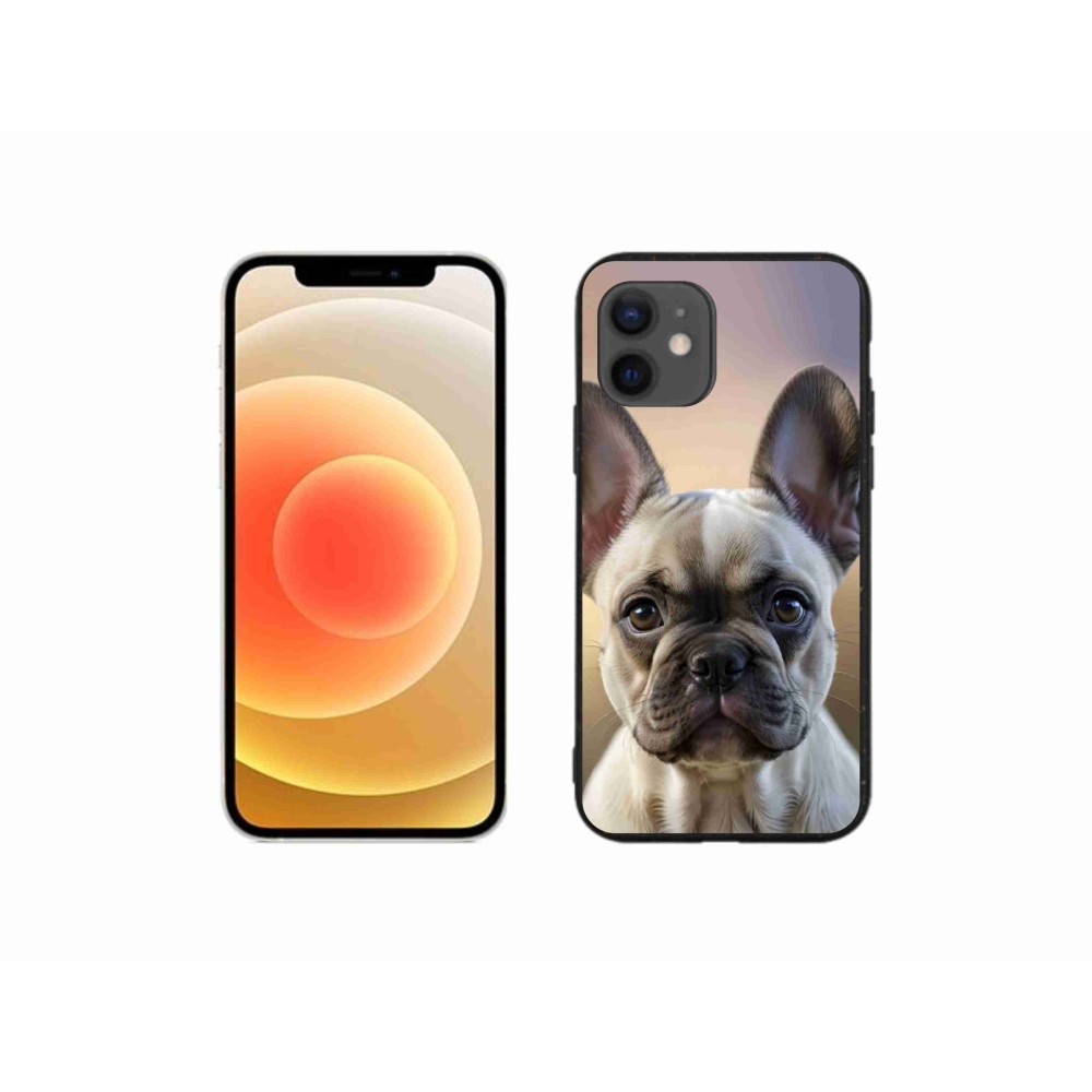 mmCase gél tok az iPhone 12 Mini-hez – aranyos francia buldog