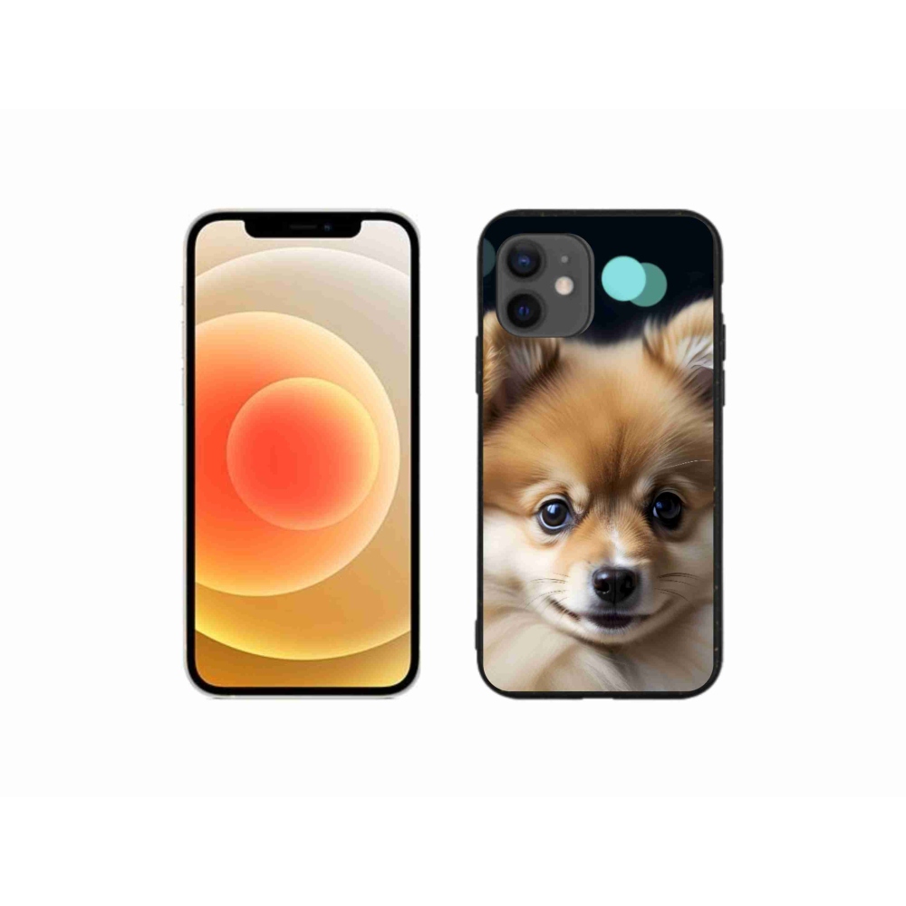 mmCase gél tok az iPhone 12 Mini-hez – aranyos pomerániai