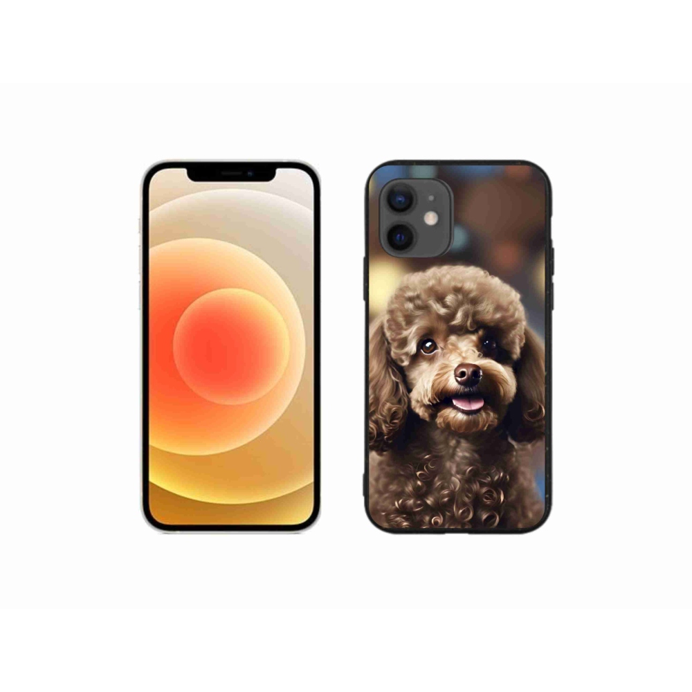 mmCase gél tok az iPhone 12 Mini-hez – aranyos pudli