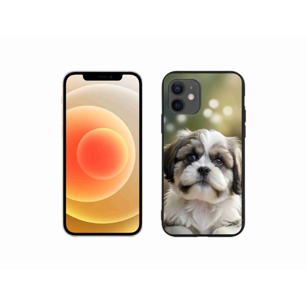 mmCase gél tok az iPhone 12 Mini-hez – aranyos shih-tzu