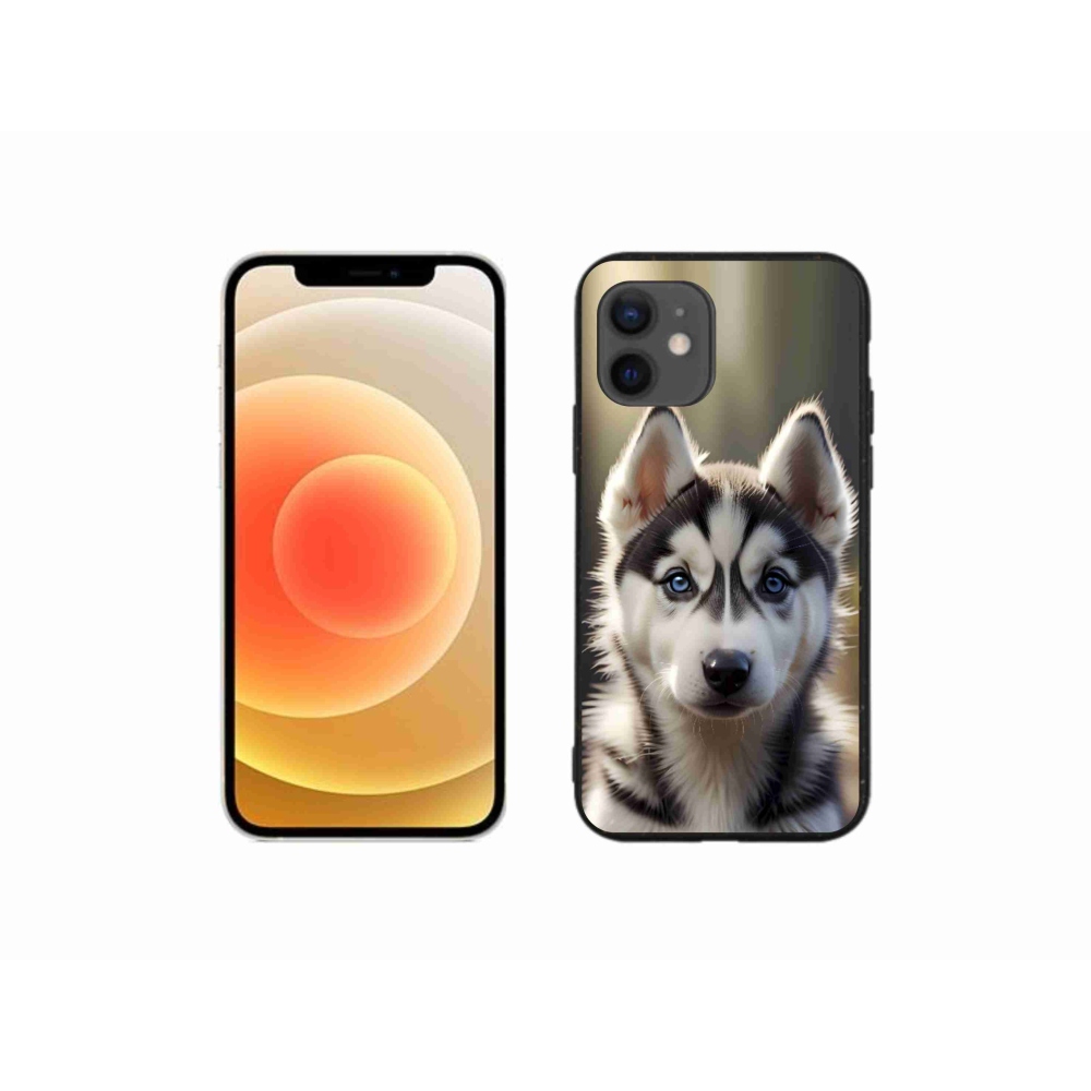 mmCase gél tok az iPhone 12 Mini-hez – aranyos szibériai husky