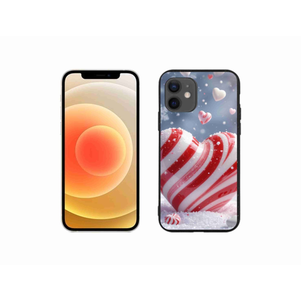 Gél borítás mmCase iPhone 12 Mini készülékhez - édes szív