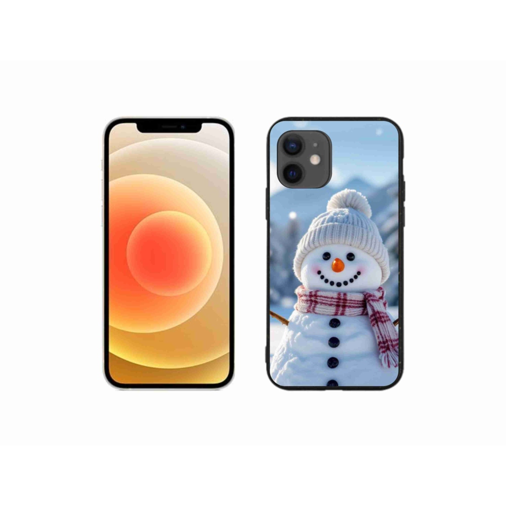 Gél borítás mmCase iPhone 12 Mini készülékhez - hóember 3