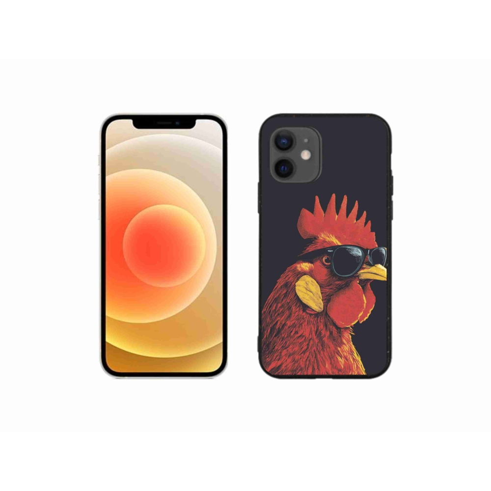 Zselés borítás mmCase iPhone 12 Mini készülékhez - stílusos kakas