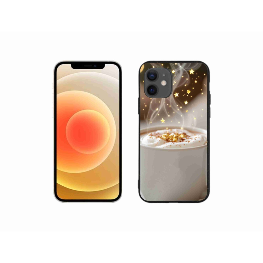Gél borítás mmCase iPhone 12 Mini készülékhez - Karácsonyi forró ital