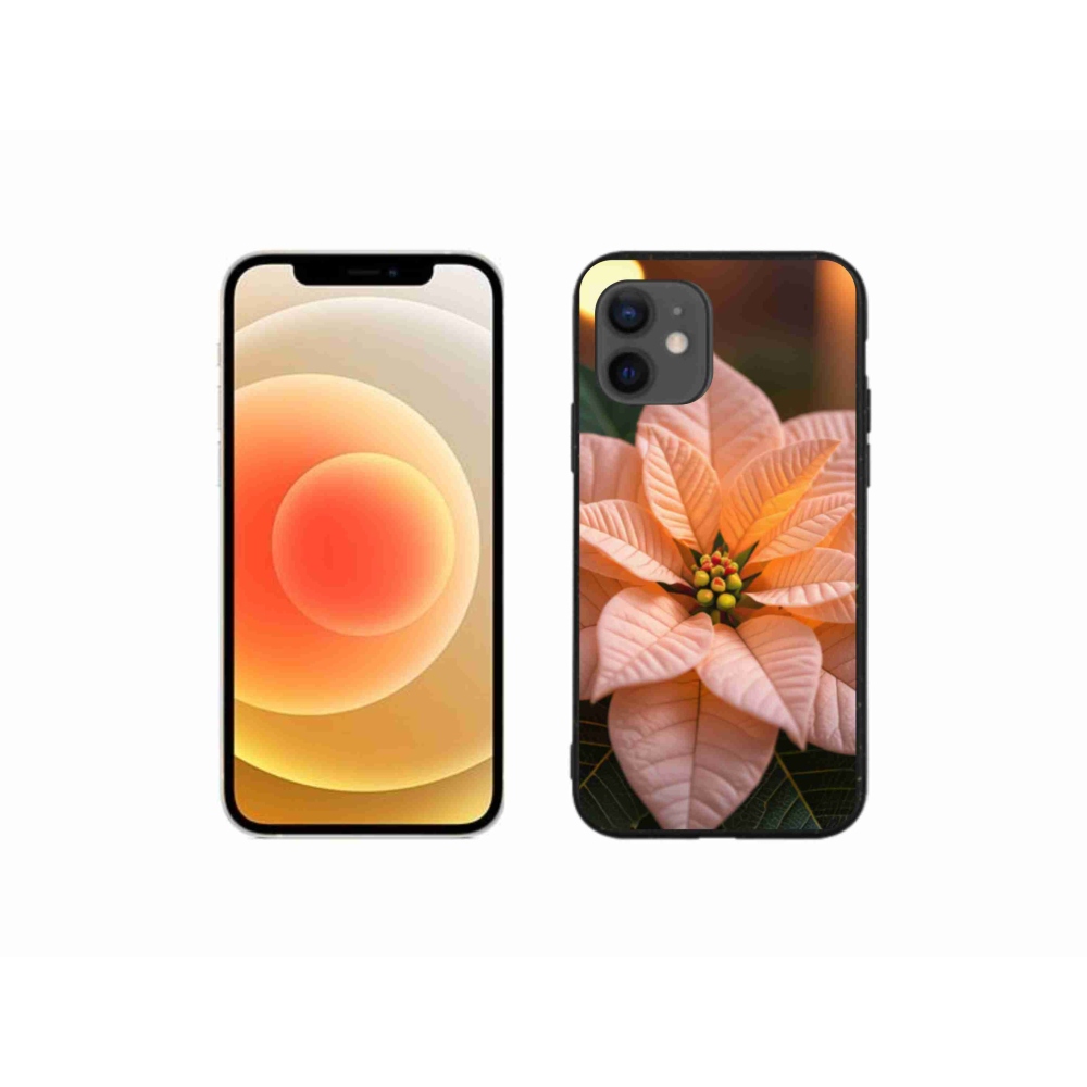 Gél borítás mmCase iPhone 12 Mini készülékhez - mikulásvirág