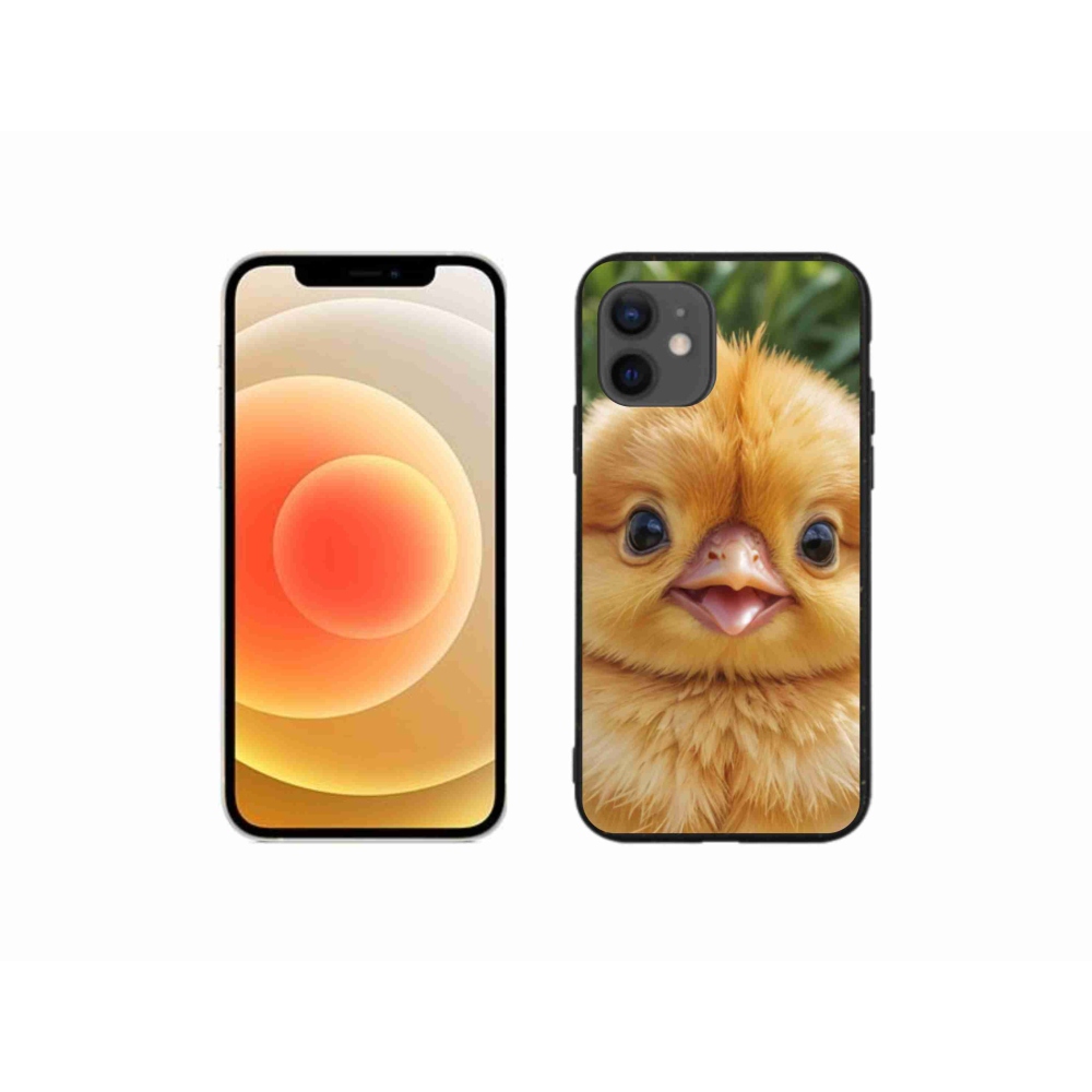 Gél borítás mmCase iPhone 12 Mini készülékhez - boldog csaj