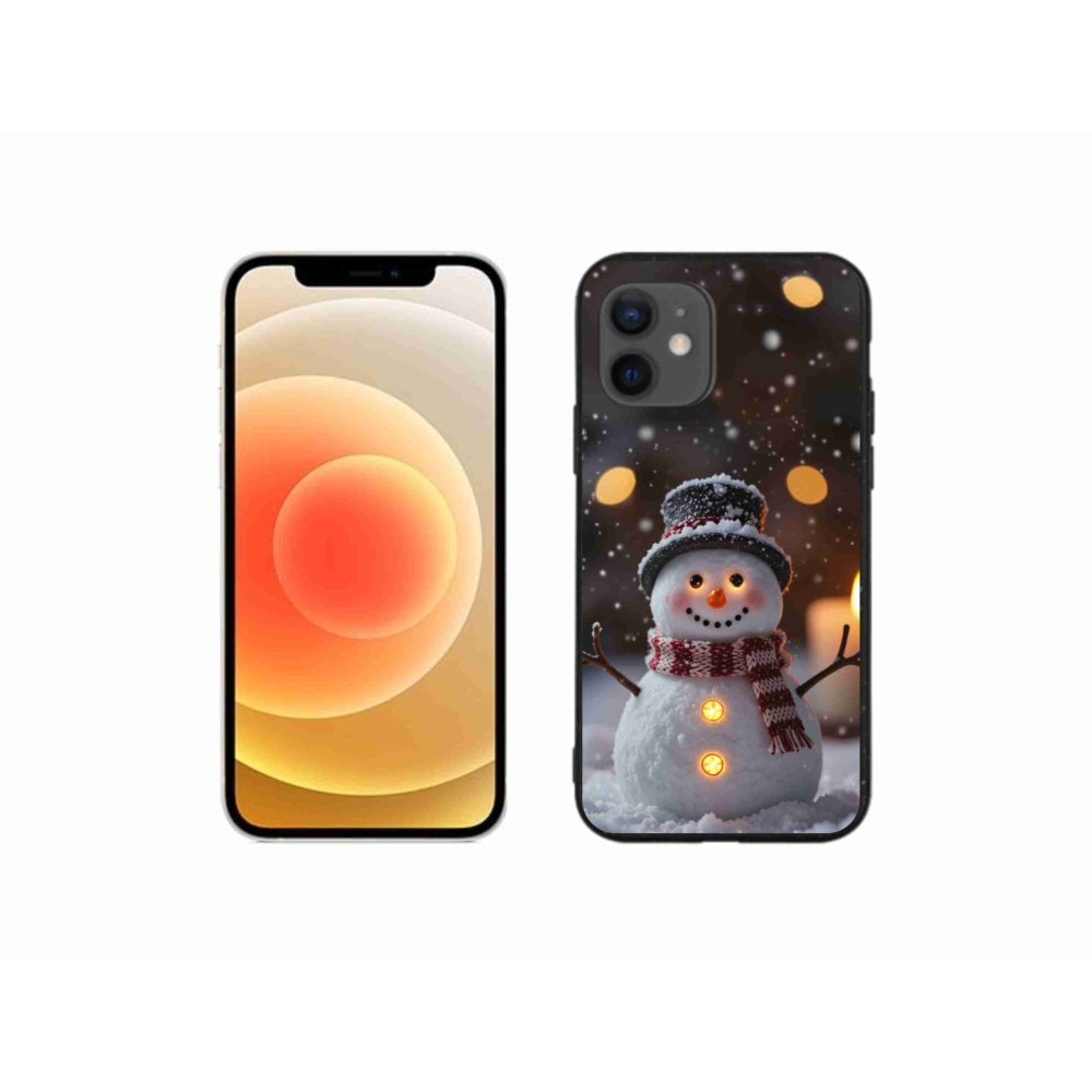 mmCase gél tok az iPhone 12 Mini-hez – vidám hóember