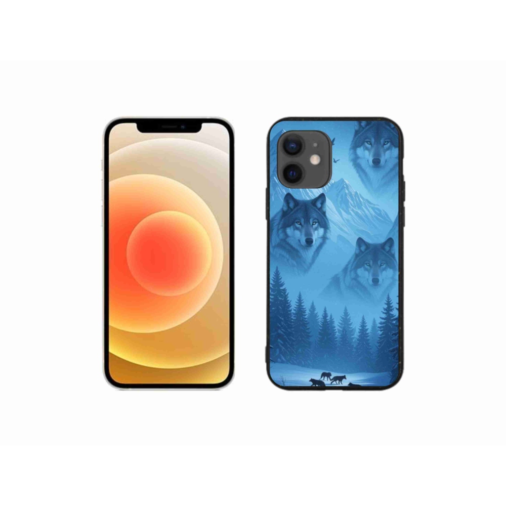 Zselés borítás mmCase iPhone 12 Mini készülékhez - farkas csomag