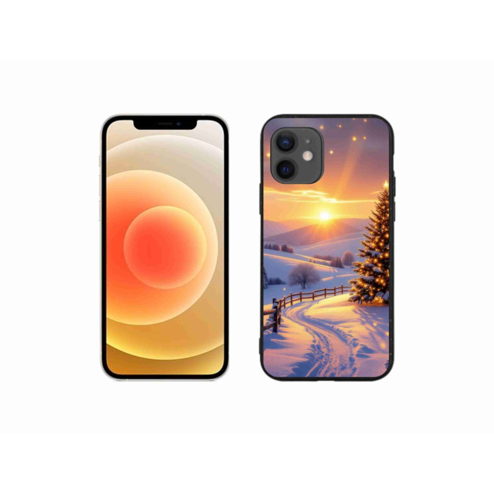 Gél borítás mmCase iPhone 12 Mini készülékhez - téli tájkép