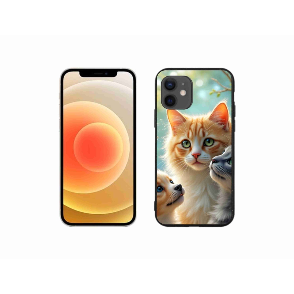 Gél borítás mmCase iPhone 12 Mini készülékhez - Állati barátság 2