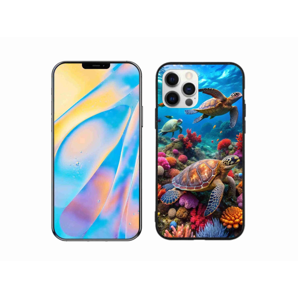 Zselés borítás mmCase iPhone 12 készülékhez - Sea World 2