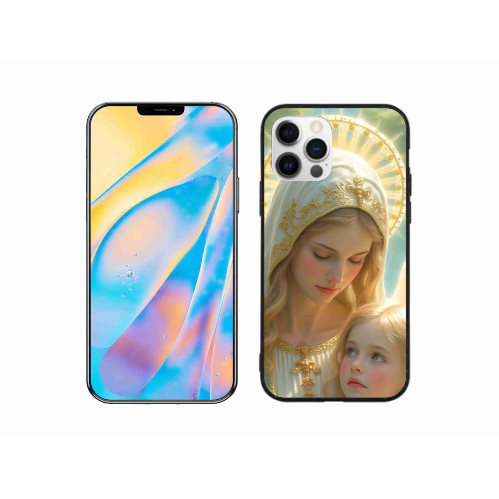 Gél borítás mmCase iPhone 12 készülékhez - Vallási motívum 2