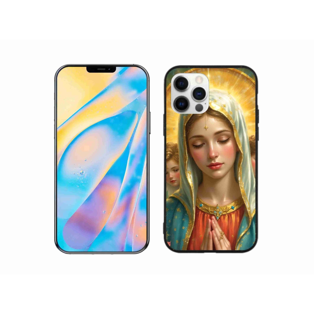 Gél borítás mmCase iPhone 12 készülékhez - vallási motívum 3