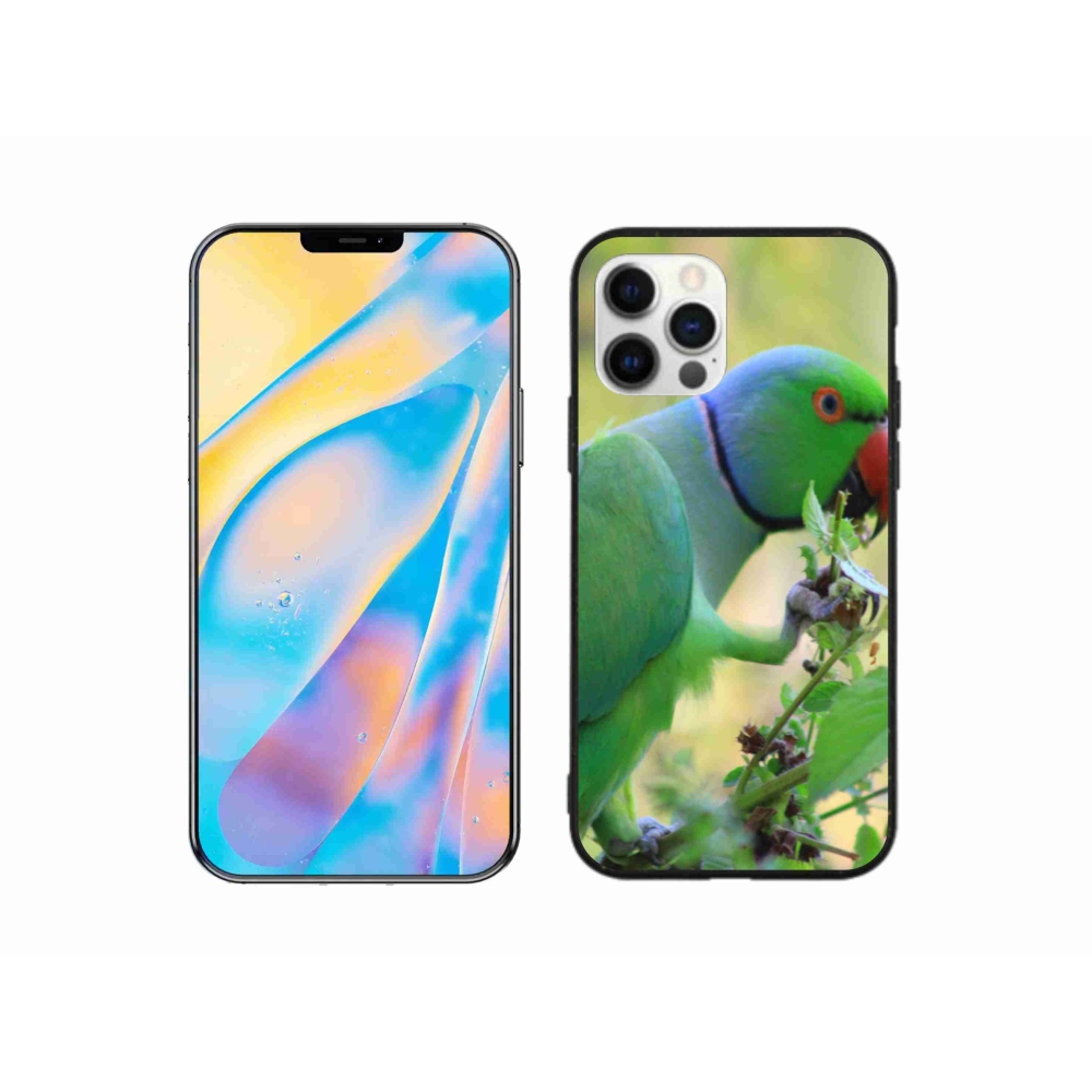 Zselés borítás mmCase iPhone 12 készülékhez - papagáj alexandr