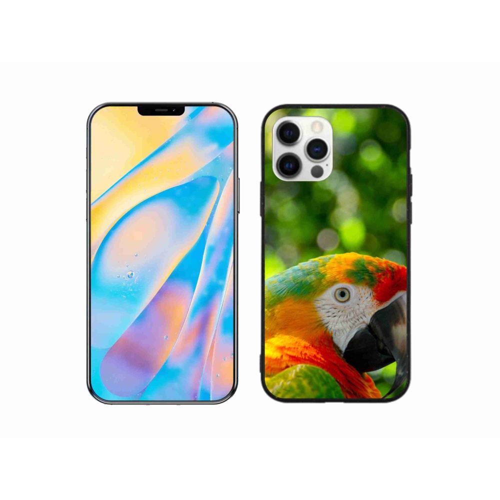 Zselés borítás mmCase iPhone 12 készülékhez - papagáj ara 3