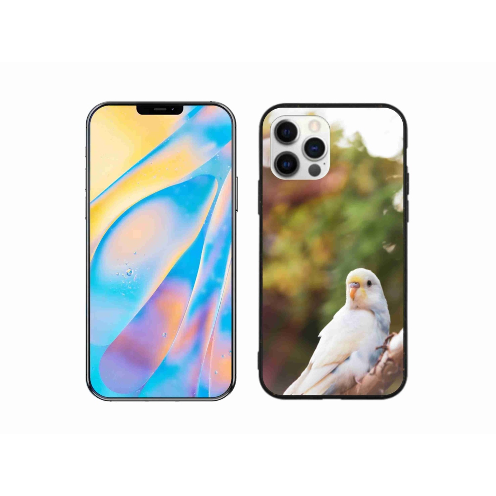 Zselés borítás mmCase iPhone 12 Pro készülékhez - andulka fehér