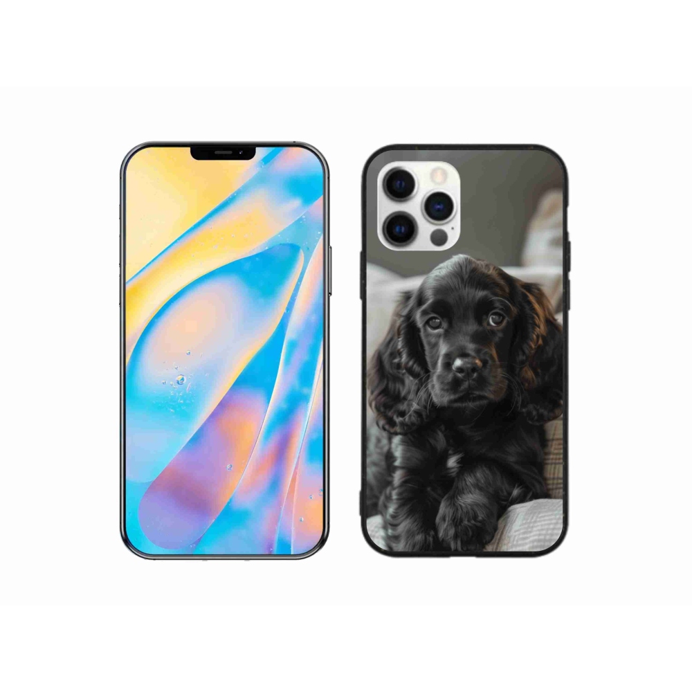 Gél borítás mmCase iPhone 12 Pro készülékhez - Angol Cocker Spániel