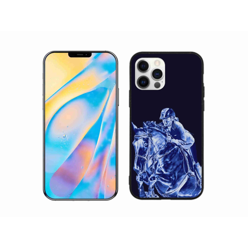 Zselés borítás mmCase iPhone 12 Pro készülékhez - versenyló