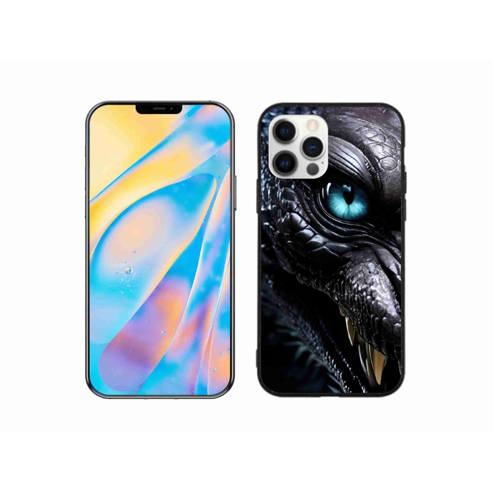 mmCase gél tok az iPhone 12 Pro-hoz – sárkányos mintázat