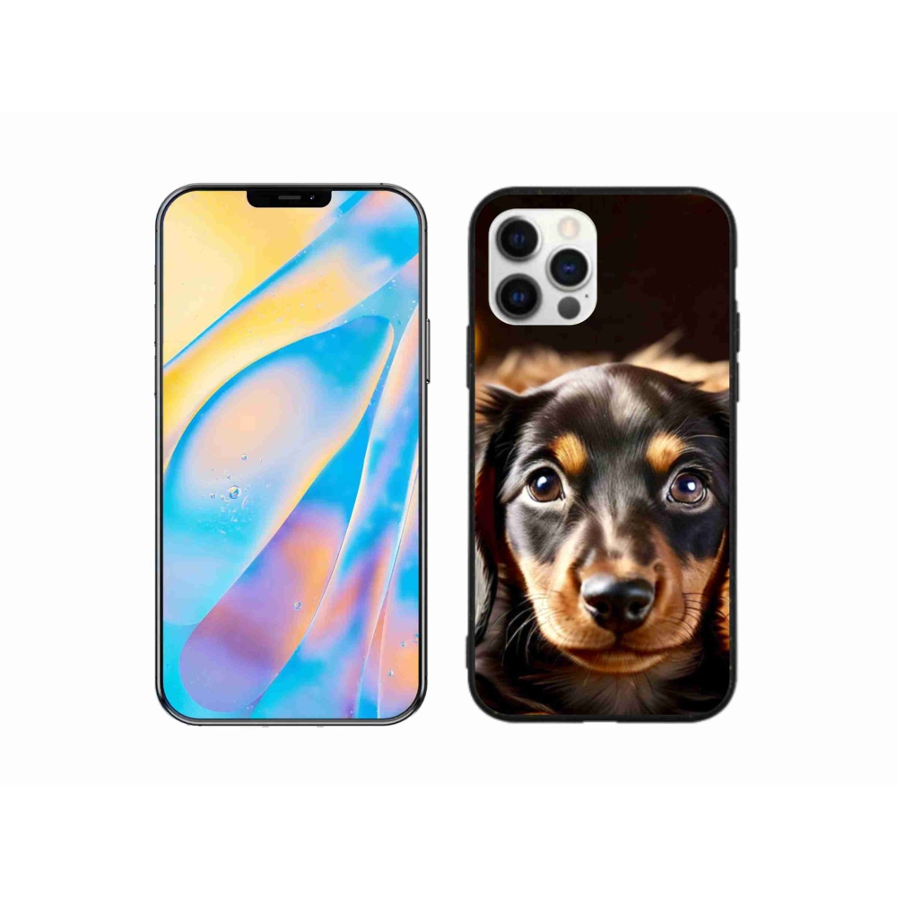 Zselés borítás mmCase iPhone 12 Pro készülékhez - tacskó