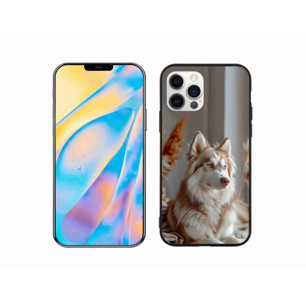 mmCase gél tok az iPhone 12 Pro-hoz – nyugodt szibériai husky