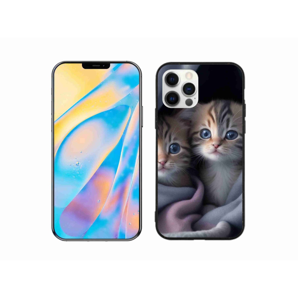 Zselés borítás mmCase iPhone 12 Pro készülékhez - cat duo 2