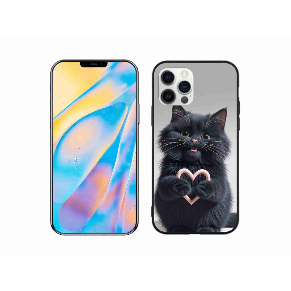 mmCase gél tok az iPhone 12 Pro-hoz – macskás szerelem 3