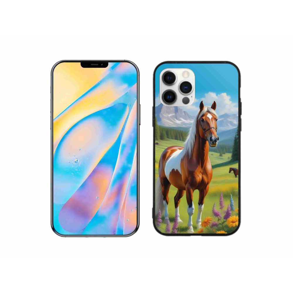 mmCase gél tok az iPhone 12 Pro-hoz – ló a réten