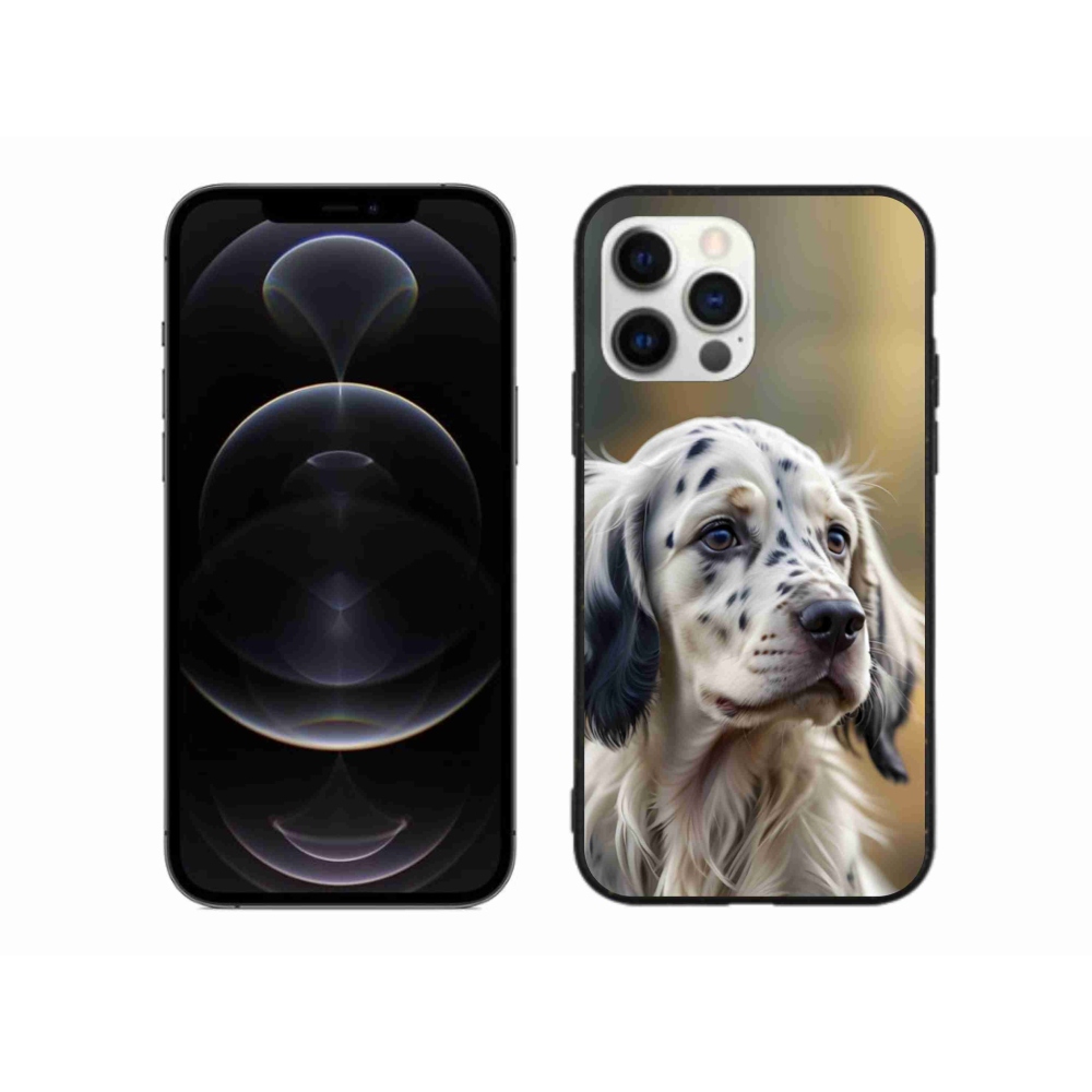 Gél borítás mmCase iPhone 12 Pro Max készülékhez - English Setter