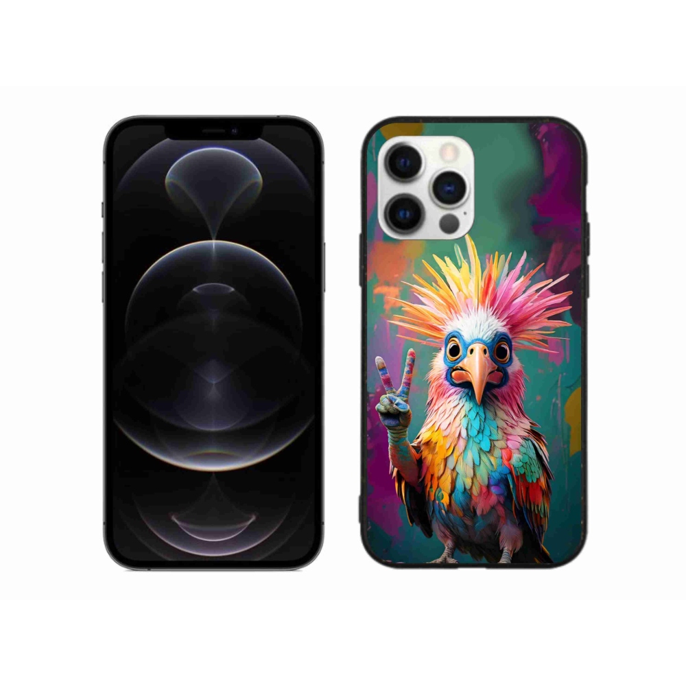 mmCase gél tok az iPhone 12 Pro Max-hoz – színes lázadó